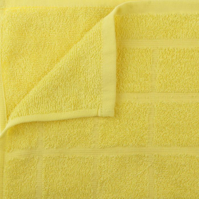 Полотенце махровое банное, цвет жёлтый, размер 80х160 см, хлопок 340 г/м2