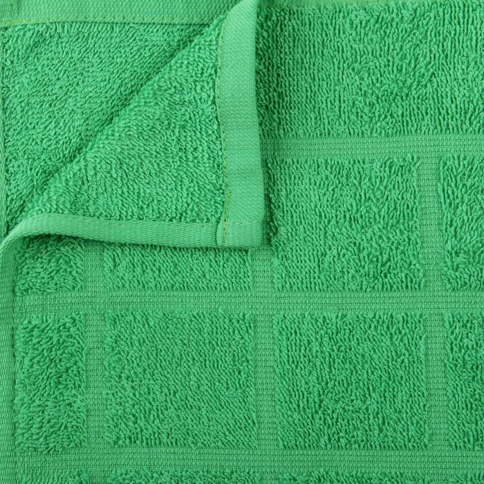Полотенце махровое жаккардовое 80×160 см хлопок 340 г/м2 Зеленый