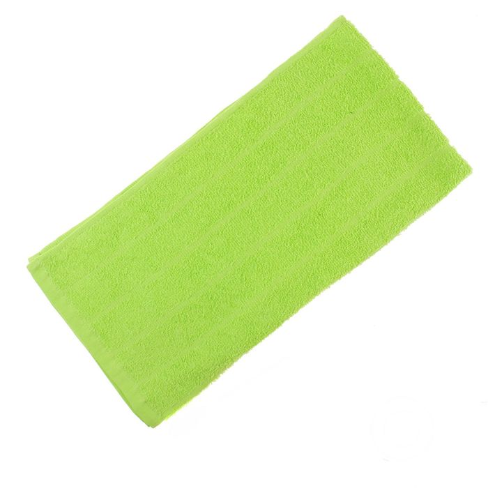 Полотенце махровое, цвет светло-салатовый, размер 30х60 см, хлопок 280 г/м2