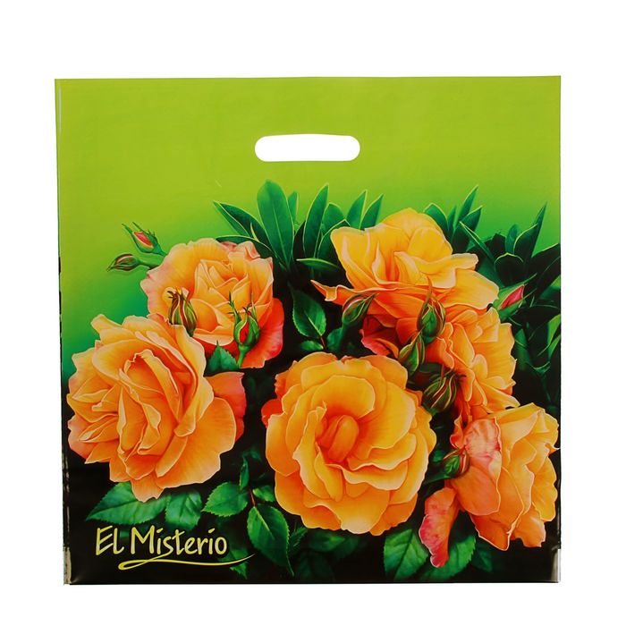 Пакет "Тайна", полиэтиленовый с вырубной ручкой, 44х44 см, 70 мкм