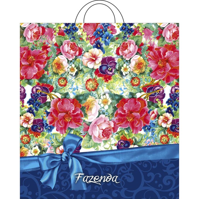 Пакет "Фазенда", полиэтиленовый с петлевой ручкой, 38х42 см, 40 мкм