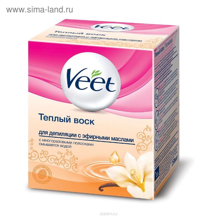 

Теплый воск Veet для эпиляции, 250 мл, в коробке 12 шт
