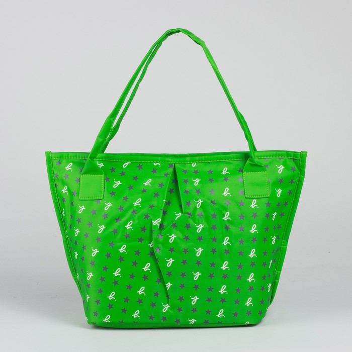 Сумка женская на молнии "Классика", 1 отдел, зелёная