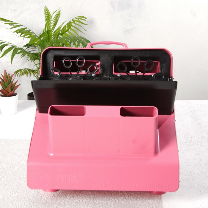 Генератор мыльных пузырей 2 л пластик 220 В, 2 потока, пульт