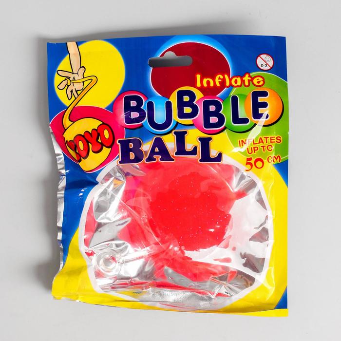 Мялка самодув с блестками, цвета МИКС