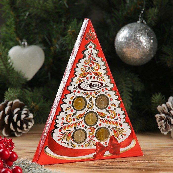 Коллекция натуральных эфирных масел "Ароматы зимних праздников" Красная