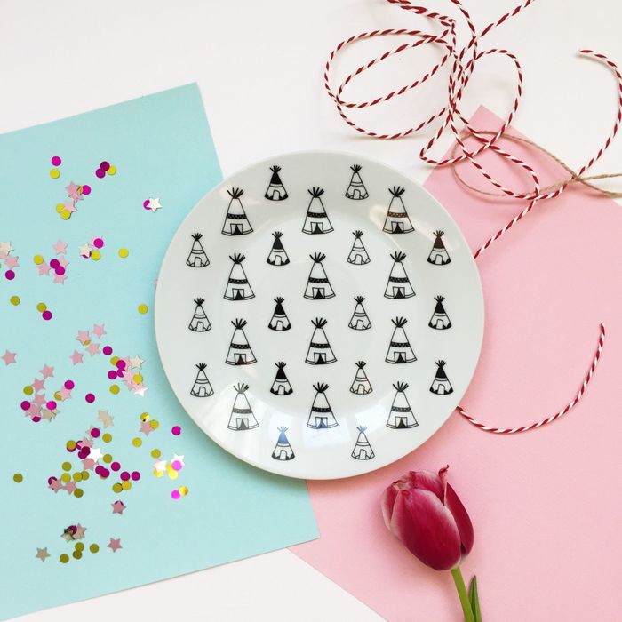 Тарелка 20 см "Вигвам"