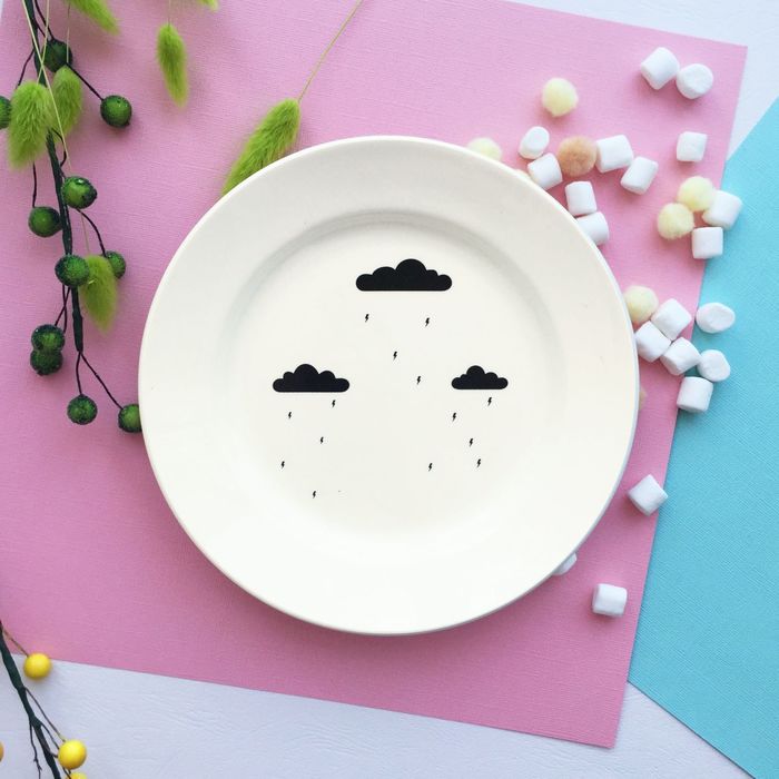 Тарелка 20 см "Грозовая тучка"