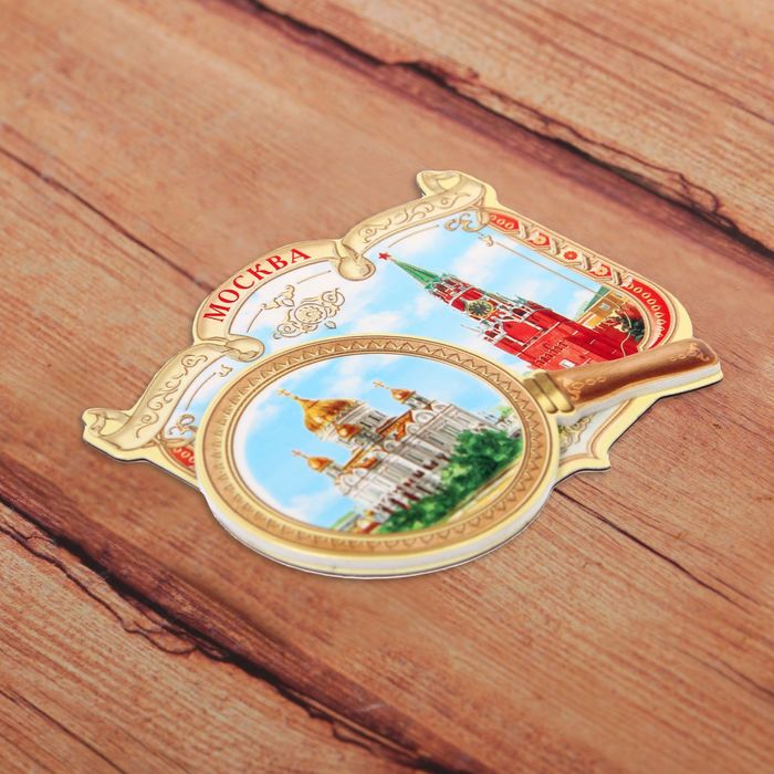 Магнит многослойный с лупой «Москва»