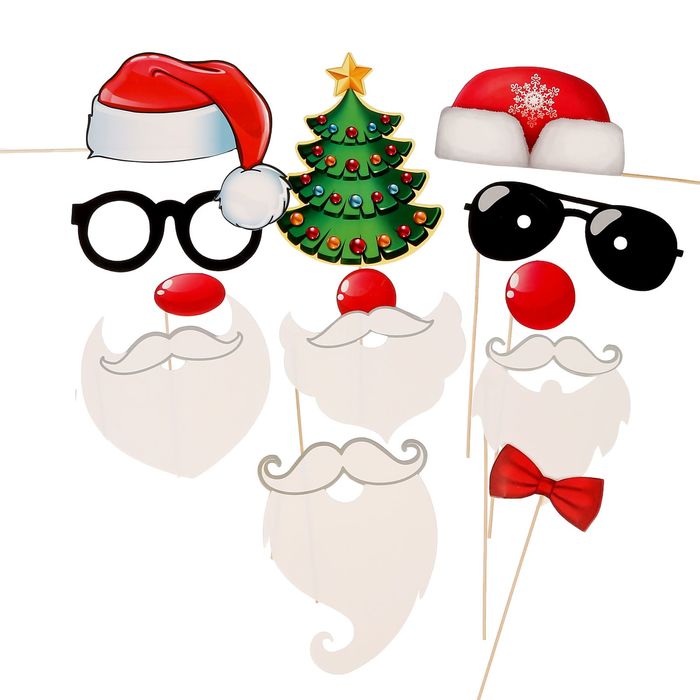 Набор фотобутафории "Веселые Деды Морозы"