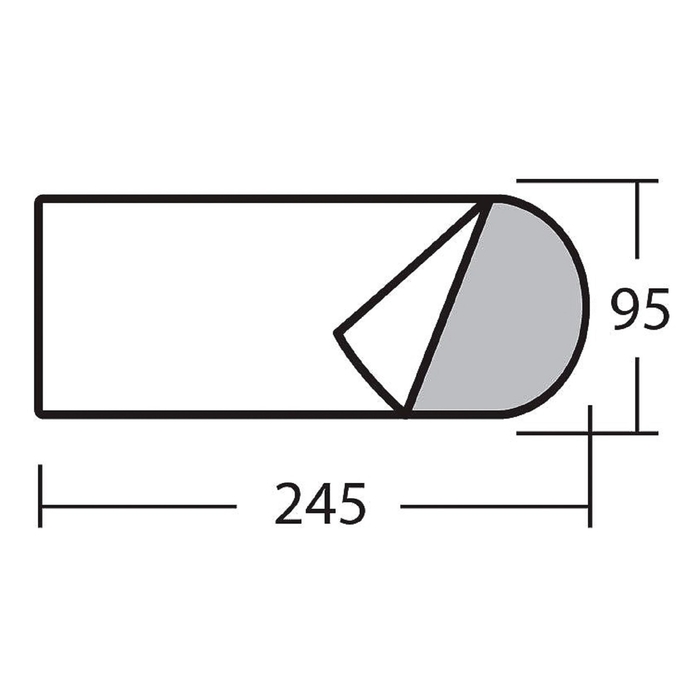 Спальный мешок "Карелия 300 XL", Ярко-синий