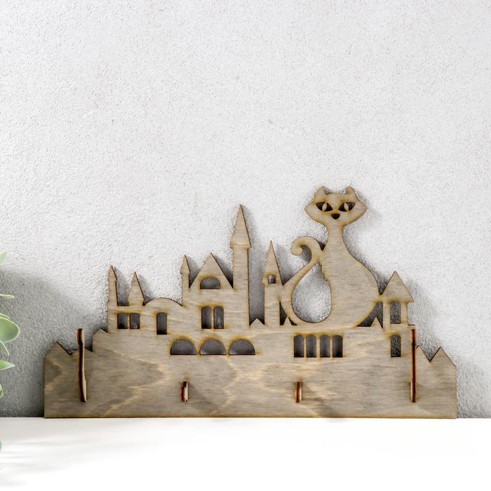 Ключница открытая "Кот на крыше"