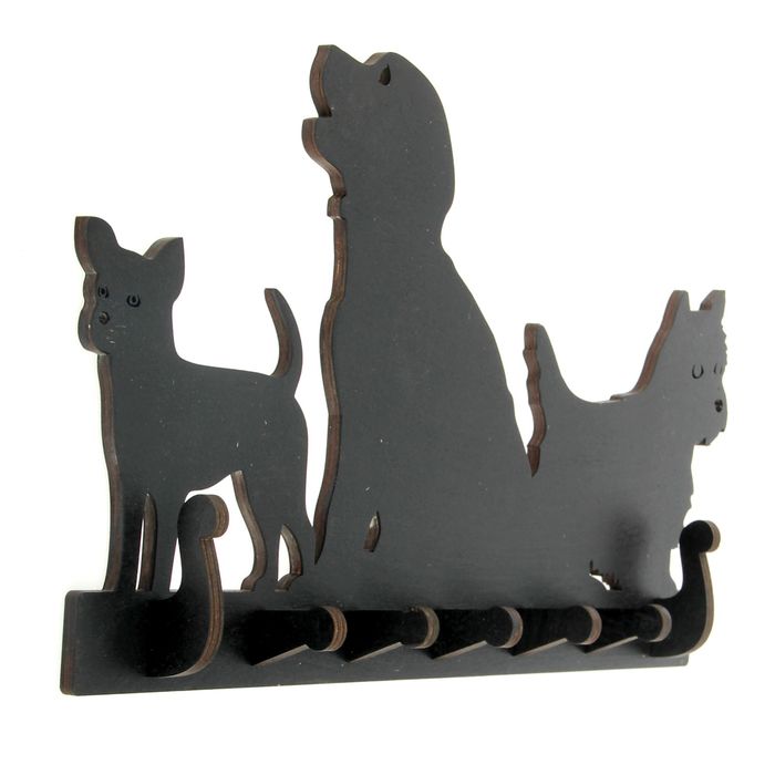 Ключница открытая "Три собаки"