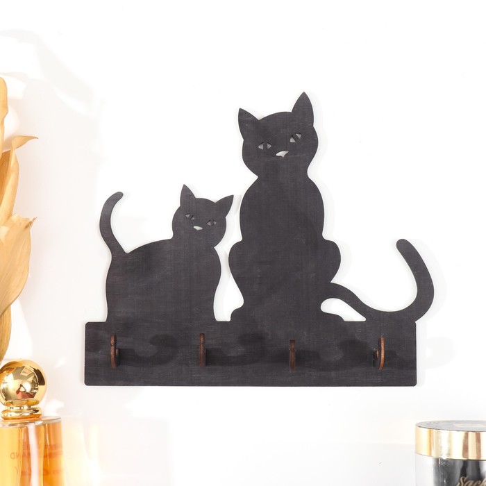 Ключница открытая "Две кошки"