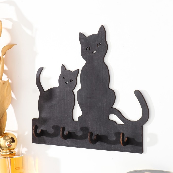 Ключница открытая "Две кошки"