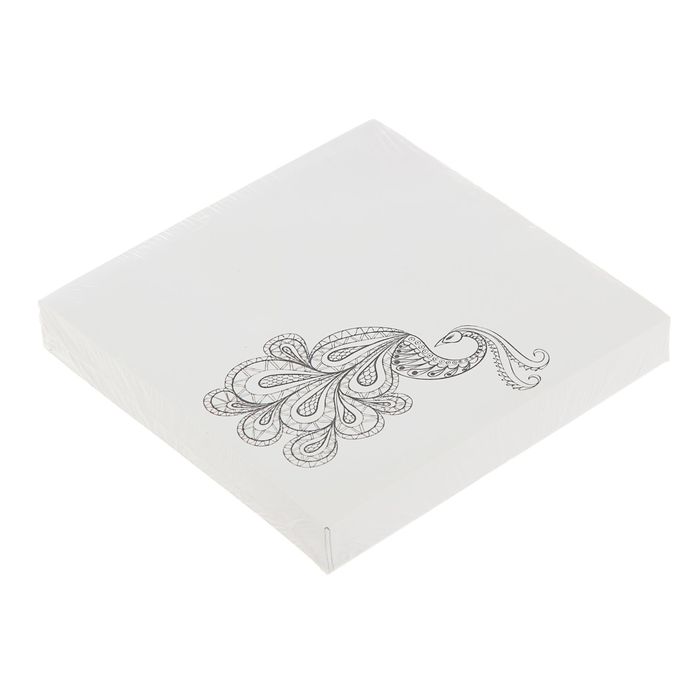 Блок бумаги для записей Антистресс 13*13см, 200л, 70г "Жар-птица", офсет