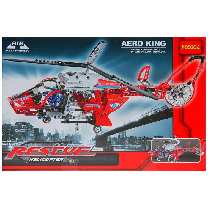 Конструктор «Вертолёт», 407 деталей