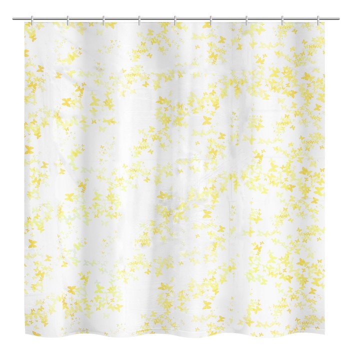 Штора для ванной комнаты,180х200 см, ПВХ