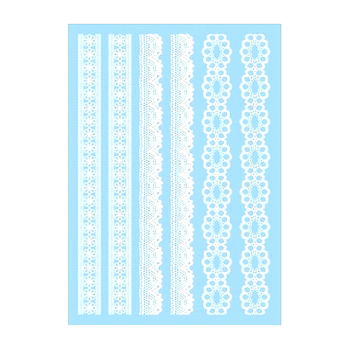 Пленка-слайдер для декора "Белые кружева"