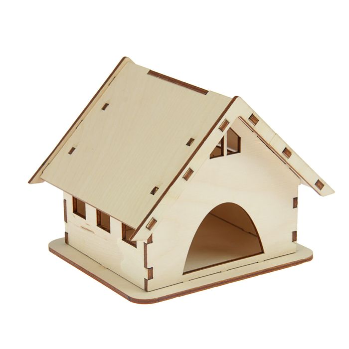 Чайный домик основа для декупажа "Малышок" (набор 9 деталей)