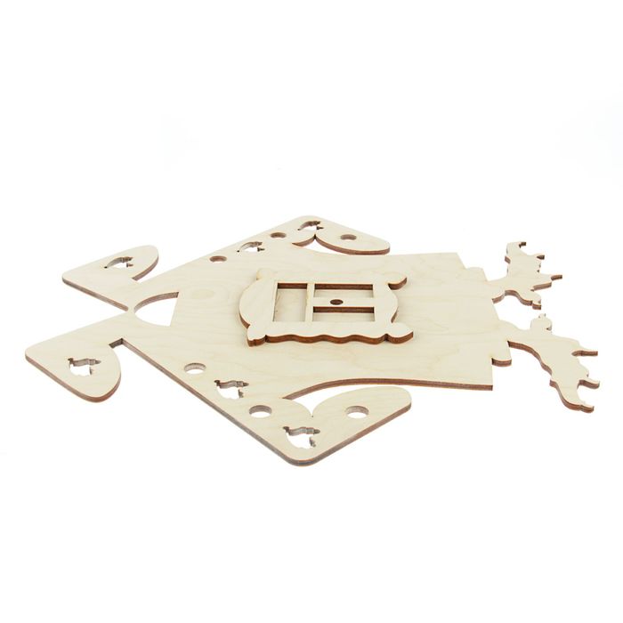 Основа для часов "Избушка на курьих ножках"