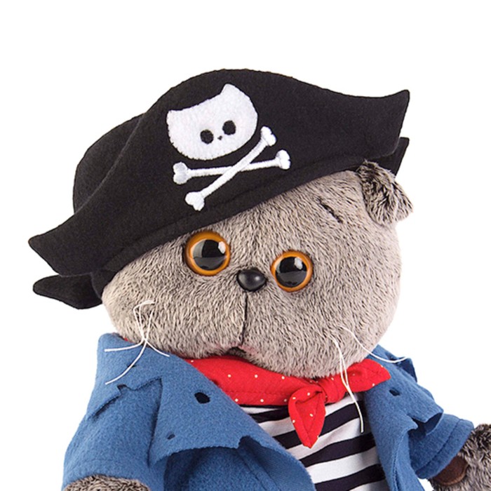 Мягкая игрушка "Басик-пират", 19 см