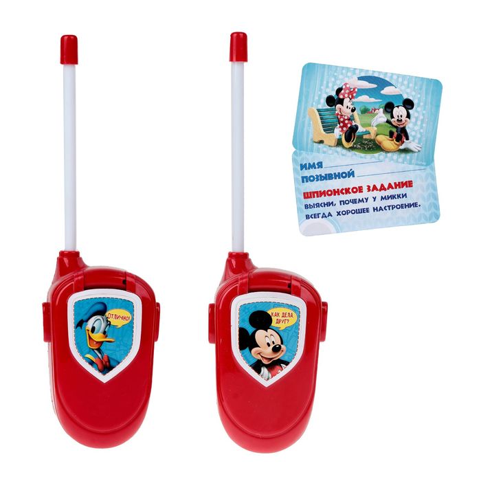 Набор раций "Клуб Микки Мауса", световые эффекты, Микки Маус и друзья