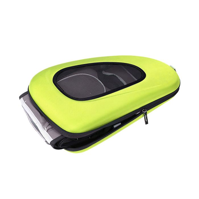 Сумка-тележка складная 3в1 Ibbiyaya для собак, до 8 кг (сумка, рюкзак, тележка), лайм