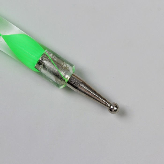 Дотс двусторонний, 13см, d=0,35см, цвет зелёный