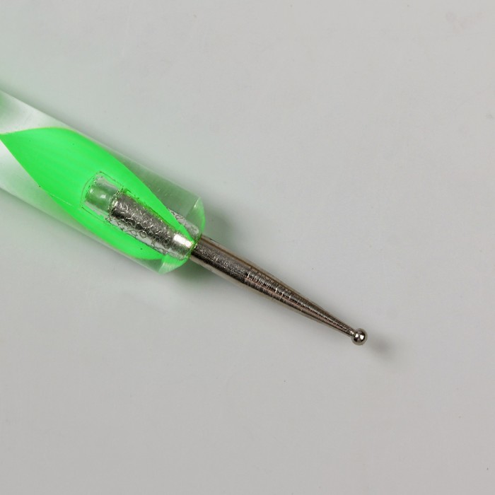 Дотс двусторонний, 13см, d=0,35см, цвет зелёный