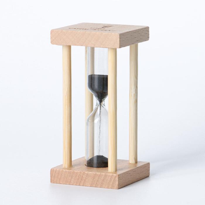Песочные часы Африн, на 1 минуту, 8.5 х 4 см, черный