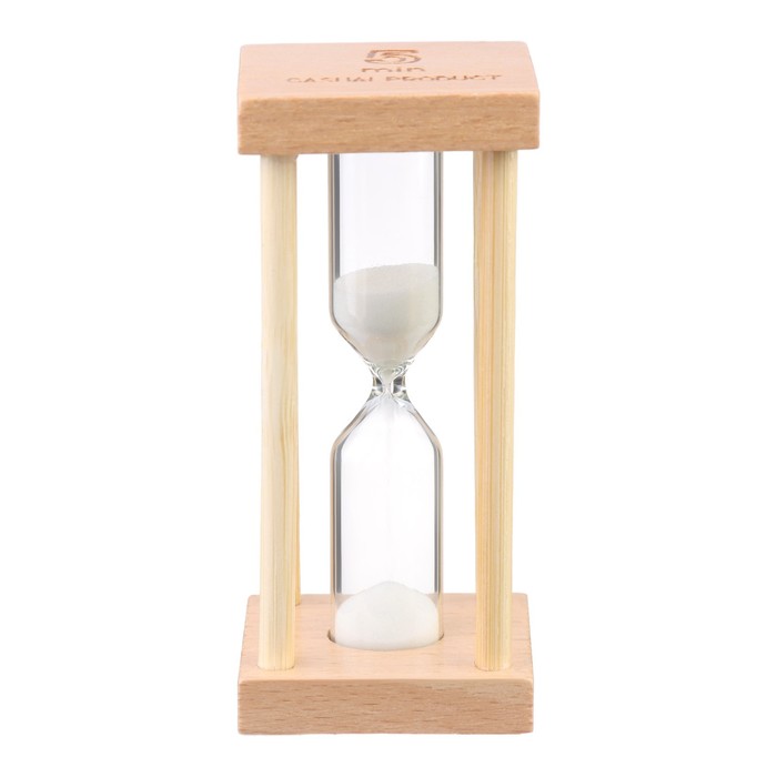 Песочные часы "Акцент", на 5 минут, 8.5 х 4 см, микс