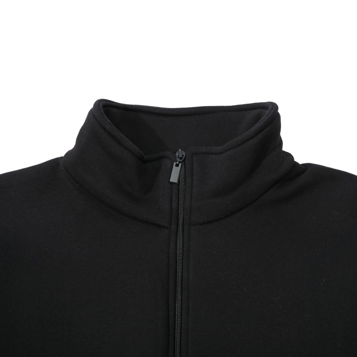 Джемпер-толстовка мужской на молнии арт.925, цвет чёрный, р-р 3XL