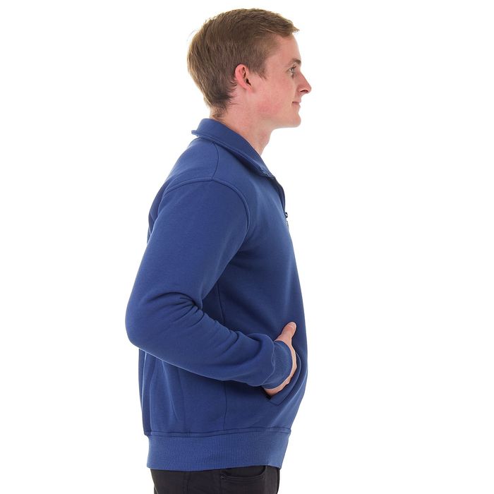 Джемпер-толстовка мужской на молнии арт.920, цвет джинс, р-р M