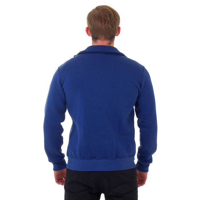 Джемпер-толстовка мужской на молнии арт.920, цвет джинс, р-р M