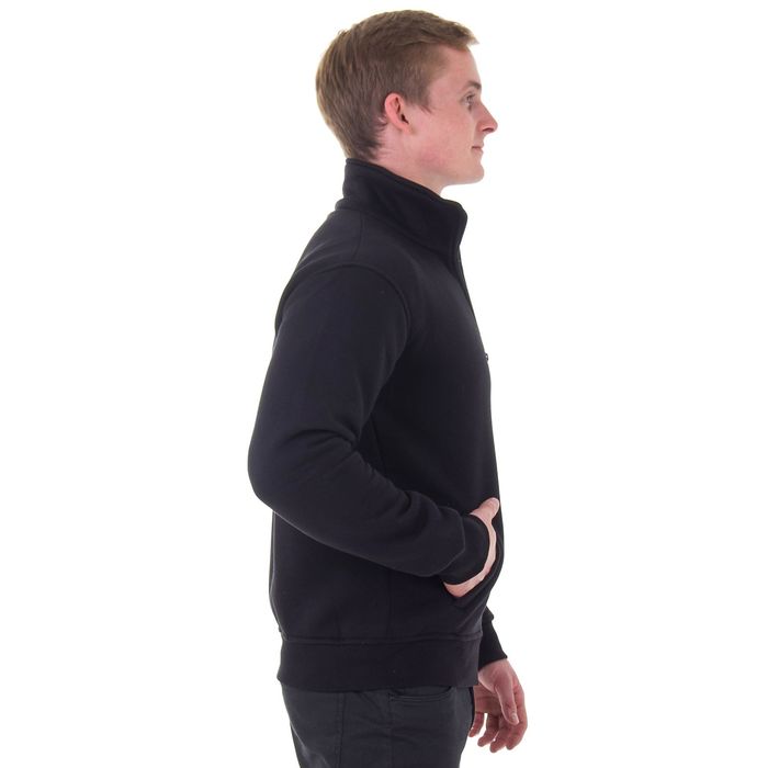 Джемпер-толстовка мужской на молнии арт.920, цвет чёрный, р-р XL