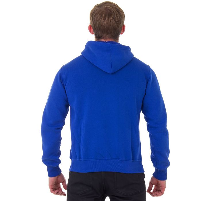 Джемпер-толстовка мужской с капюшоном арт.987, цвет василек, р-р XL