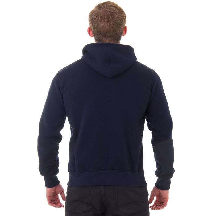 Джемпер-толстовка мужской с капюшоном арт.987, цвет т/синий, р-р 3XL