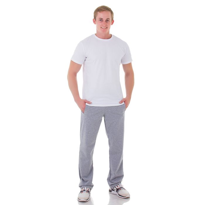 Брюки мужские спортивные арт.0156, цвет меланж, р-р 3XL