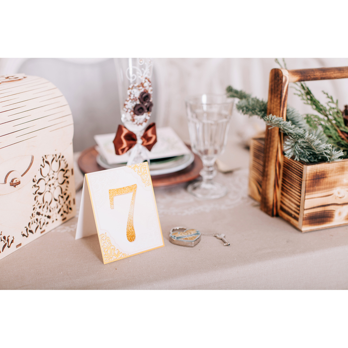 Набор для плана рассадки "Магия золота"