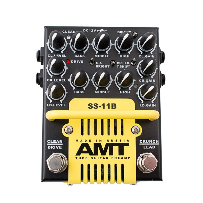 Ламповый гитарный предусилитель с блоком питания AMT Electronics SS-11B Modern