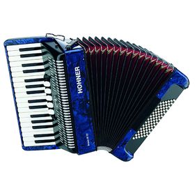 

Аккордеон Hohner A1664 BRAVO III 72, тёмно синий