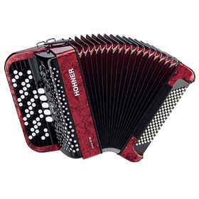 Аккордеон кнопочный Hohner A4273 NOVA III 96, красный от Сима-ленд