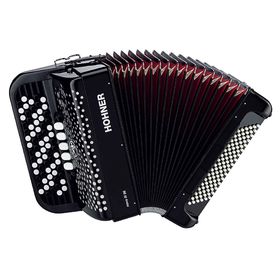 Аккордеон кнопочный Hohner A4272 NOVA III 96 SW B-GRIF, чёрный от Сима-ленд