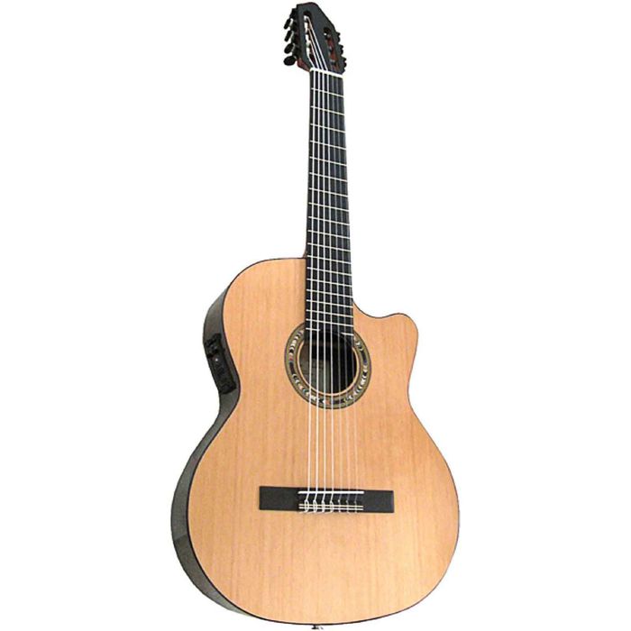 7-струнная электроакустическая классическая гитара с вырезом Kremona F65CW-7S Performer Series Fiesta