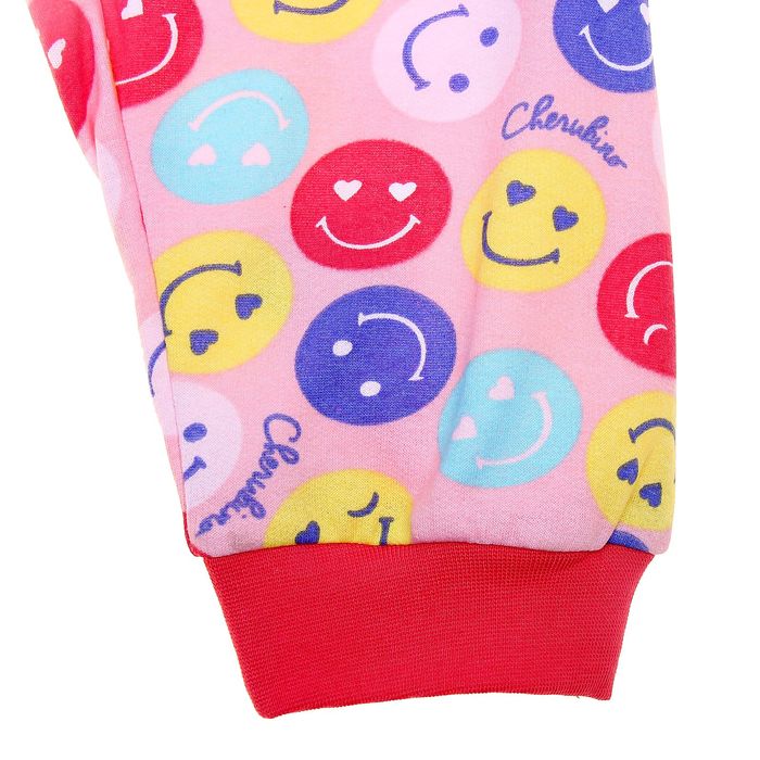 Пижама для девочки, рост 146 см (76), цвет персиковый