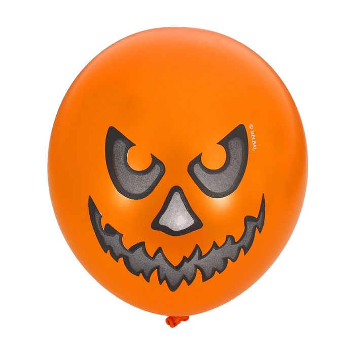 Шар латексный 14" "Тыква", металл, набор 25 шт., цвет оранжевый