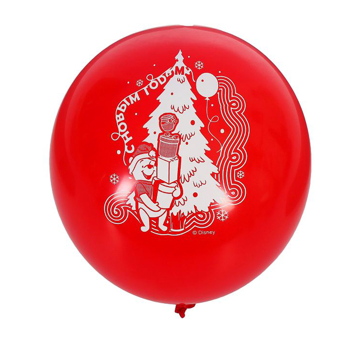 Шар латексный 14" Disney "С Новым годом", набор 50 шт., цвета МИКС