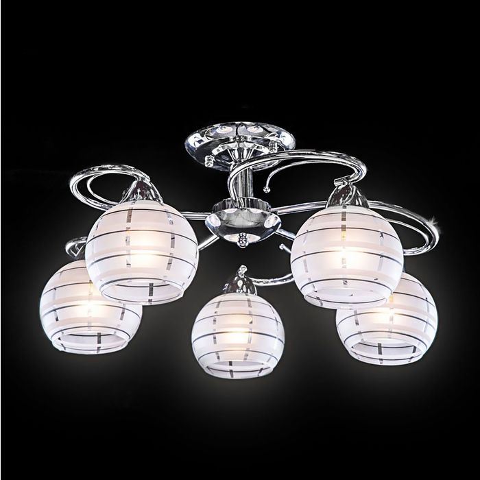 Люстра "Аргос" 5 ламп, хром