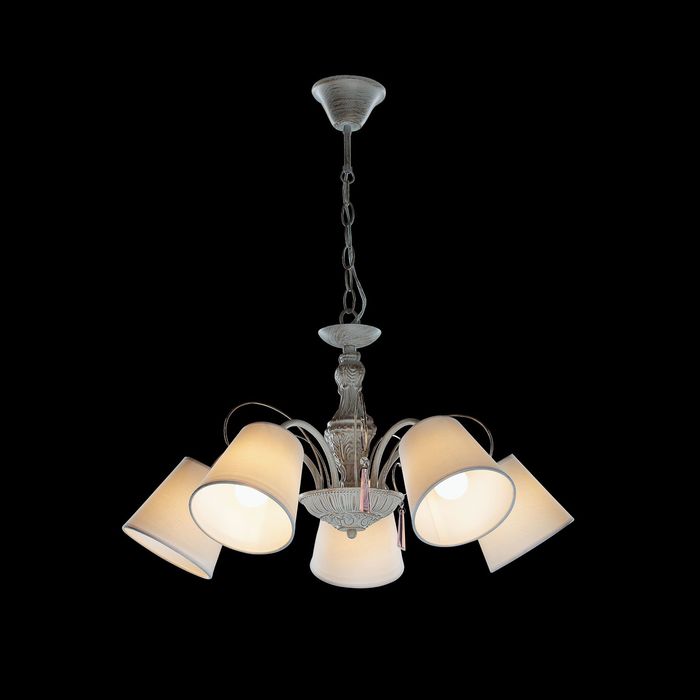 Люстра "Фаринелли" 5 ламп 60W Е14 белый